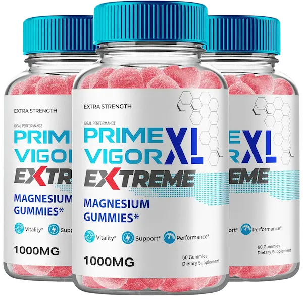 Prime Vigor XL Magnesium Gummies - Extra Strength Performance Supplement